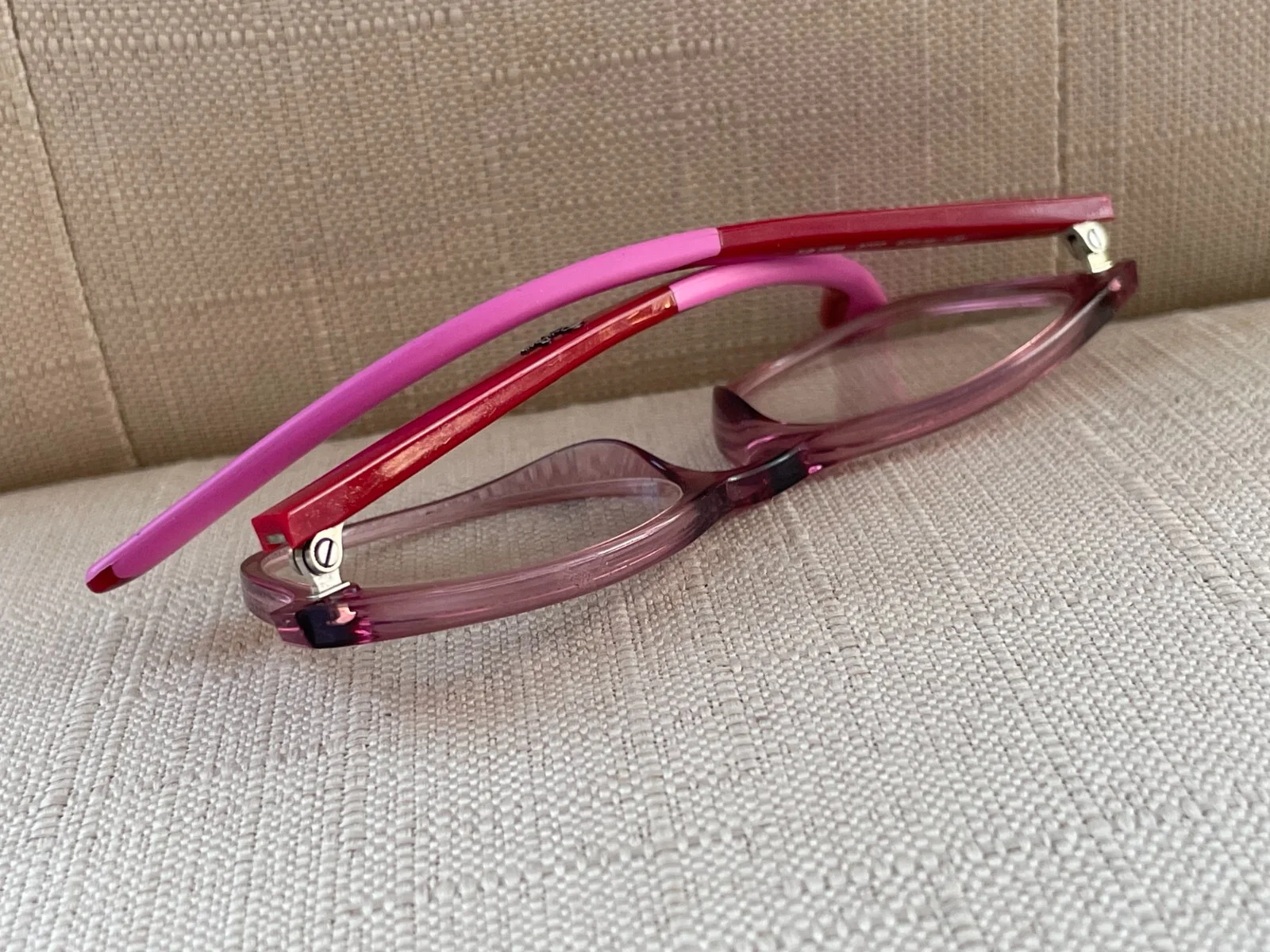 Ray-Ban Women Eyeglasses Frame Pink/Red Glasses RB1586 for small face 4
