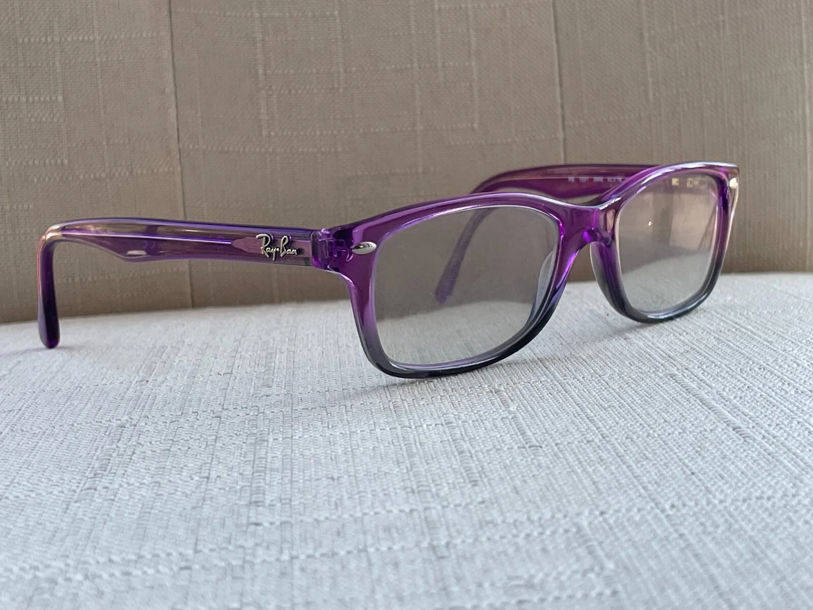 Ray-Ban Women Eyeglasses Frame for Small Face Purple/Gray Glasses RB1531