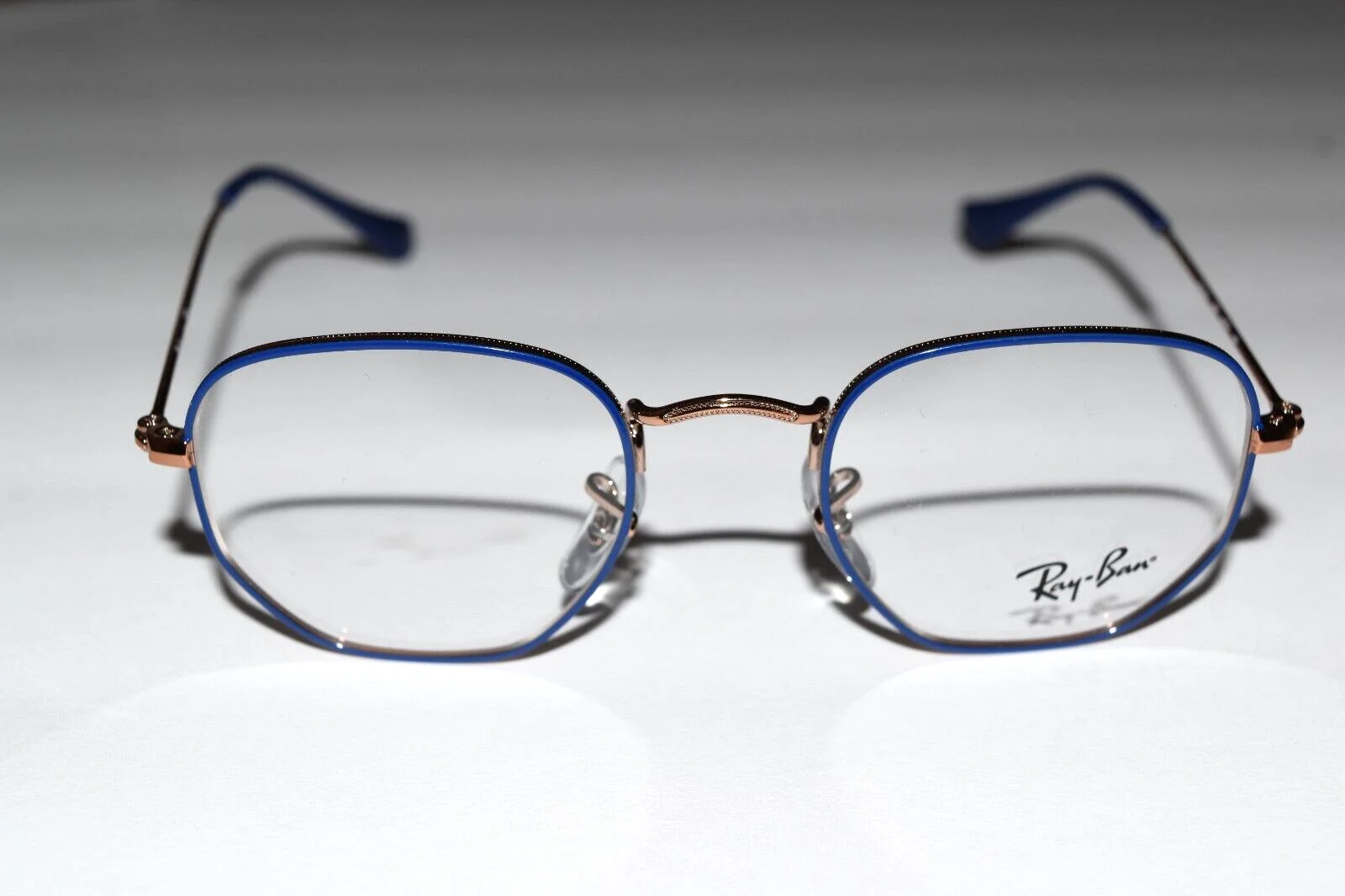 Ray-Ban XS Blue Copper Hexagonal RB9541V 4063 Rx Junior 44-19-130 Eyeglasses 3