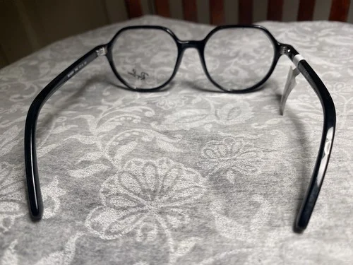 Rayban Black Round Eyeglass Frames Rb 9095v 3542 47/16 130 New With Tags 4