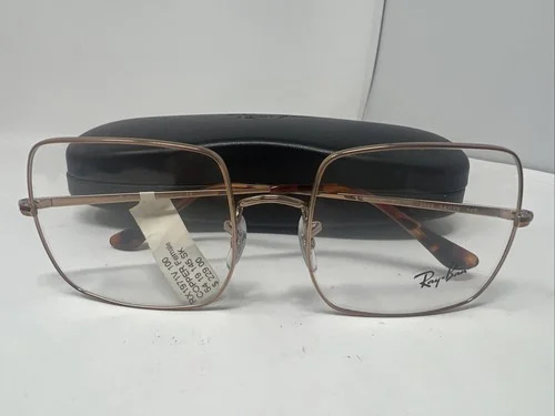 RAYBAN RB1971-V Square 2943 54/19 145 Rose Gold Eyeglass Frames E51