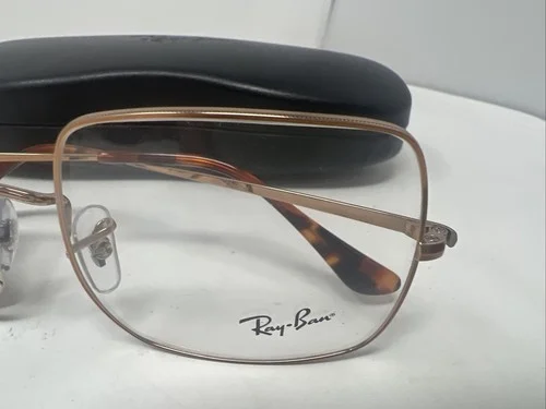 RAYBAN RB1971-V Square 2943 54/19 145 Rose Gold Eyeglass Frames E51 2