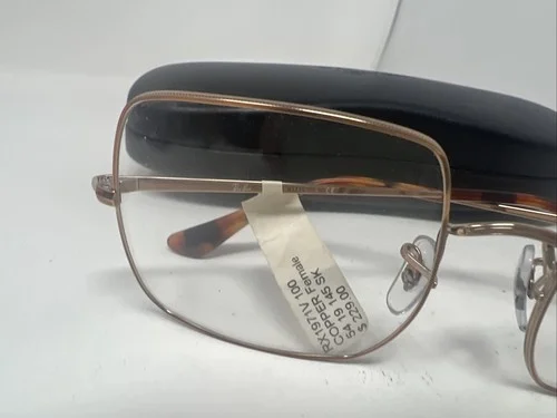 RAYBAN RB1971-V Square 2943 54/19 145 Rose Gold Eyeglass Frames E51 4