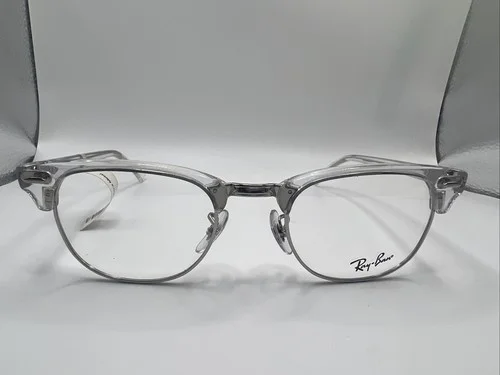 RAYBAN RB5154 700 White Transparent 49/21 Men’s Eyeglass Frames AB124