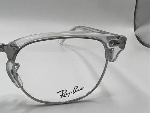 RAYBAN RB5154 700 White Transparent 49/21 Men’s Eyeglass Frames AB124 2