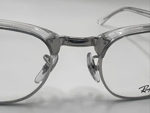 RAYBAN RB5154 700 White Transparent 49/21 Men’s Eyeglass Frames AB124 4