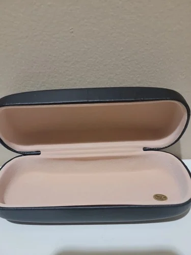 Readers.com Eyeglass/Sunglass Black And Tan Interior Hard Case Preowned 2