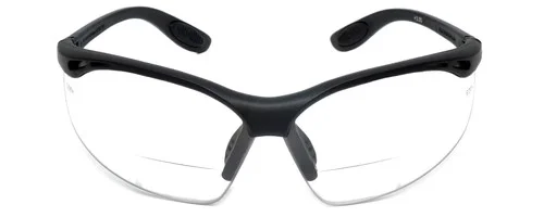 Readers.com The Cooper Bifocal Safety Reader +3.00 Matte Black Frame with Clear 2