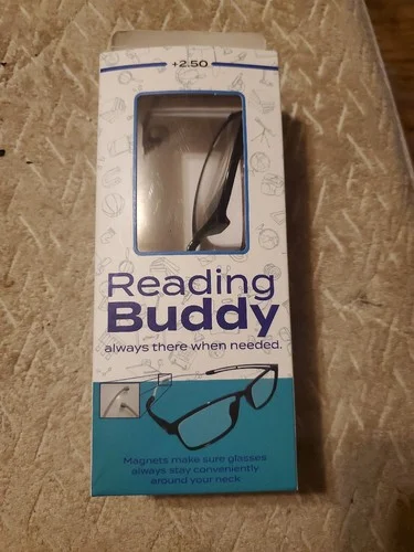 Reading Buddy Glasses With Telescopic Magnetic Arms