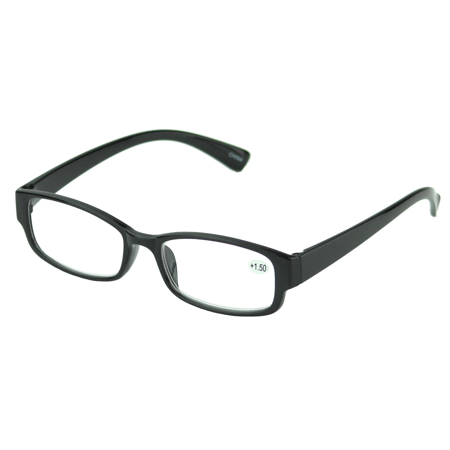 Reading Eyeglasses Mens Womens Nerd Rectangle Reader Power Solid Strength 175 1