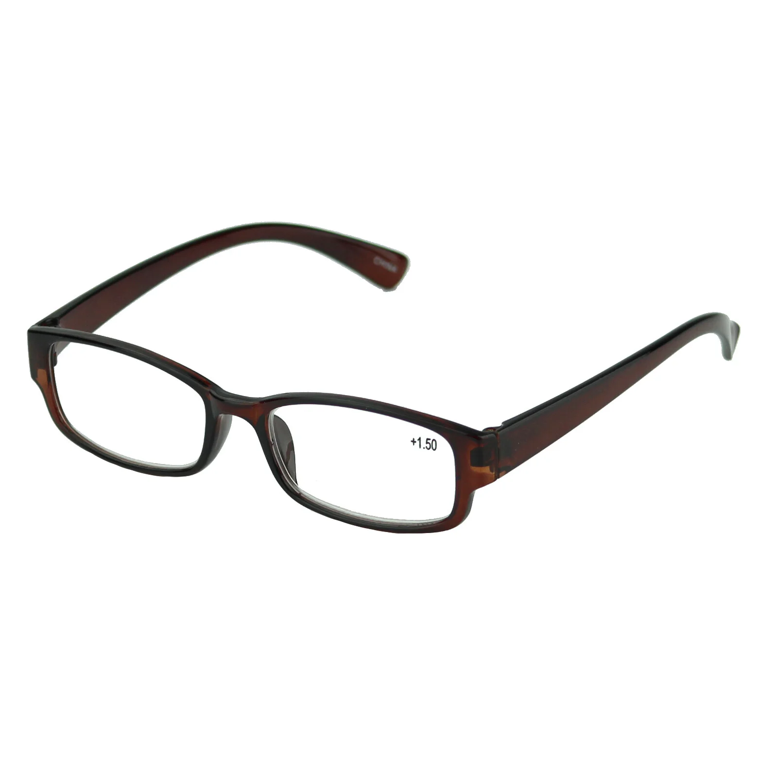 Reading Eyeglasses Mens Womens Nerd Rectangle Reader Power Solid Strength 175 3