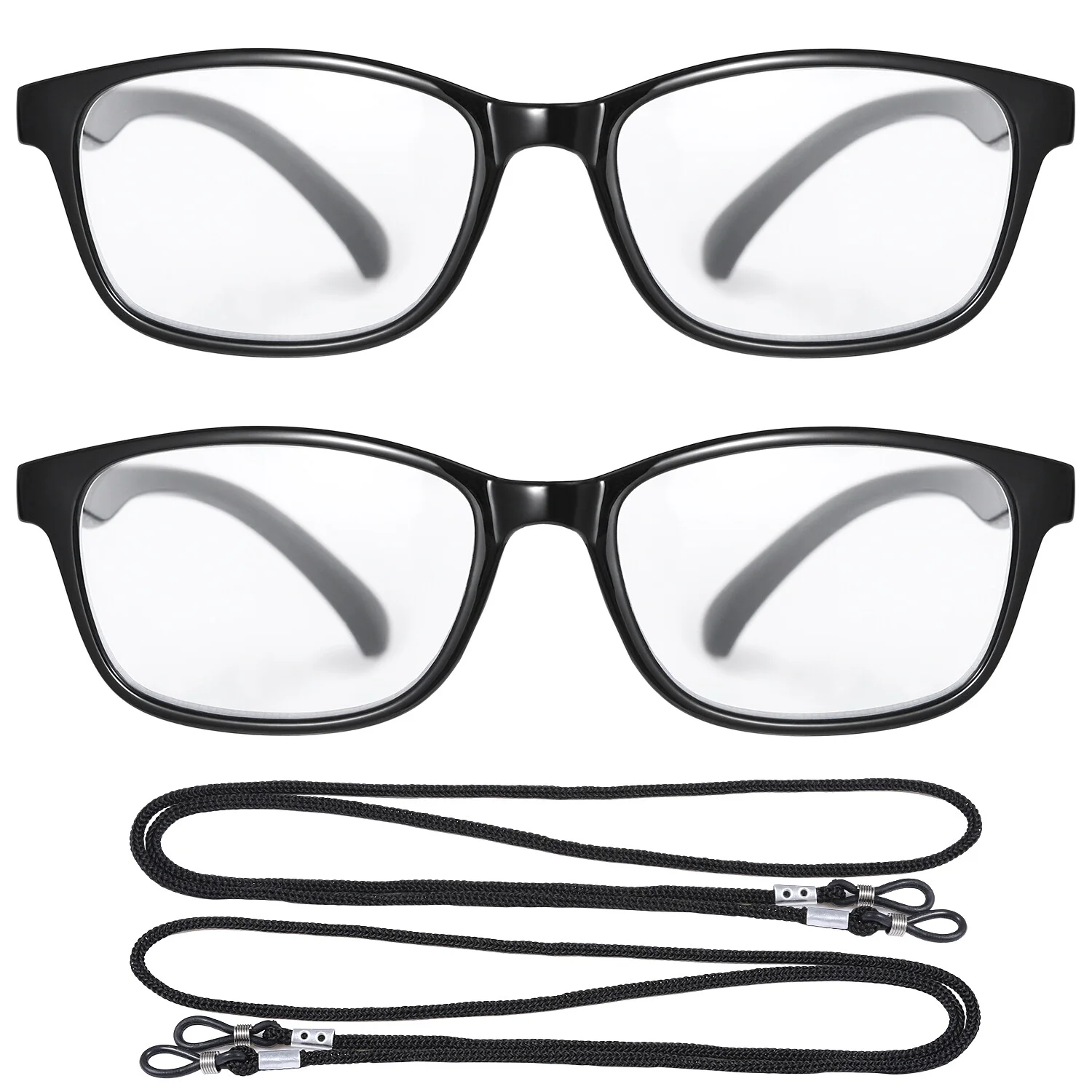 Reading Glasses Blue Light Blocking w/ Anti-Lost Strap for Women Men Eyeglasses 3