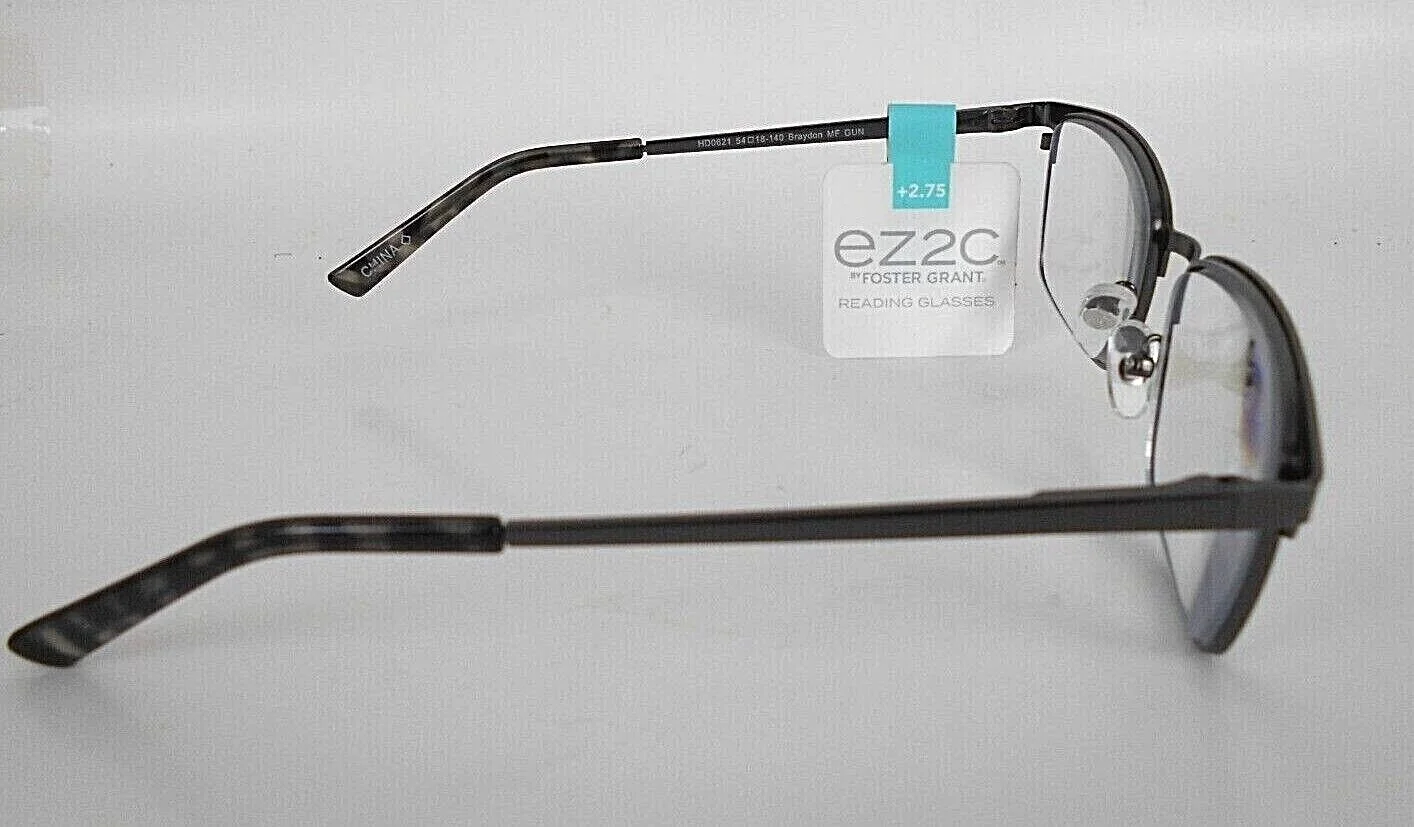 Reading Glasses EZ2C eyeglasses BRAYDON GUN MSRP $26.50 (#1016) 4