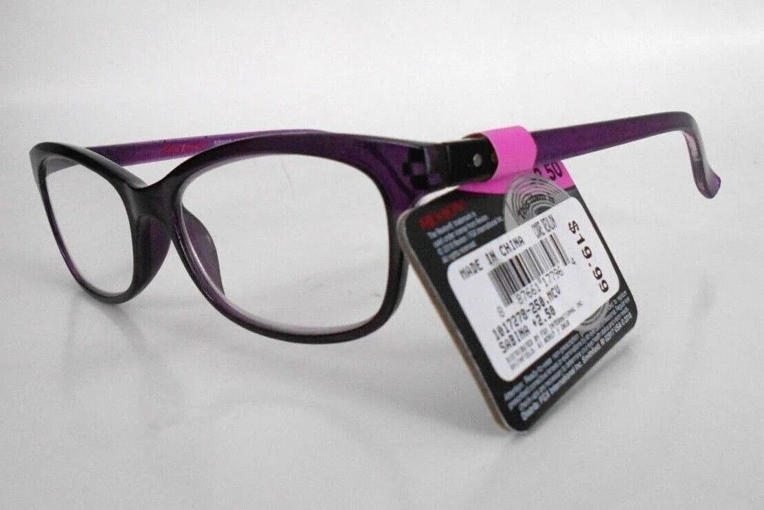 READING GLASSES FASHION EYEGLASSES REVLON SABINA PURPLE for WOMEN - MSRP $19.99 3