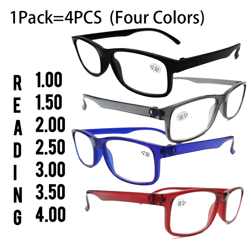 Reading Glasses Fashion Frame High Definition Women Men Unisex Presbyopia Eyeglasses Diopter +1.0 +1.5 +2.0 +2.5 +3.0 +3.5 +4.0