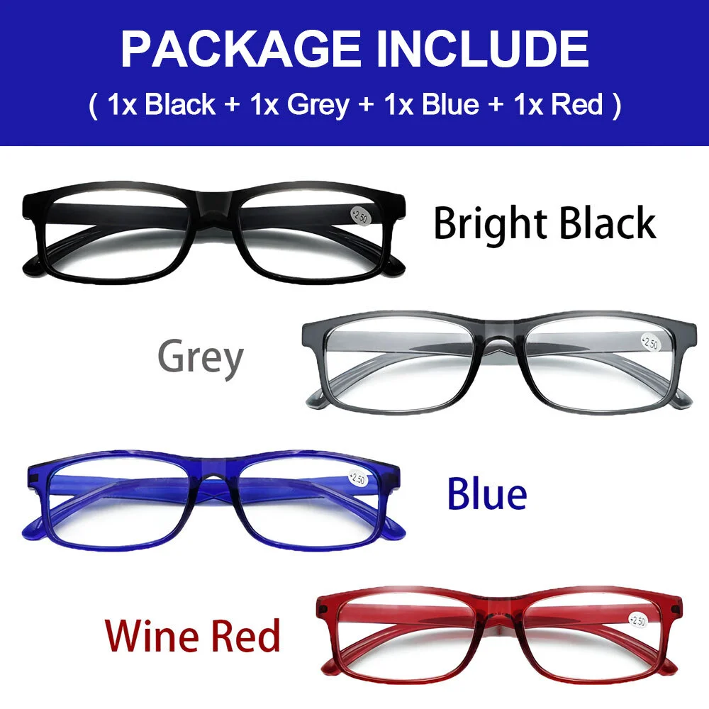 Reading Glasses For Mens Womens Anti Blue Light Presbyopic Lens Reader Eyewear
