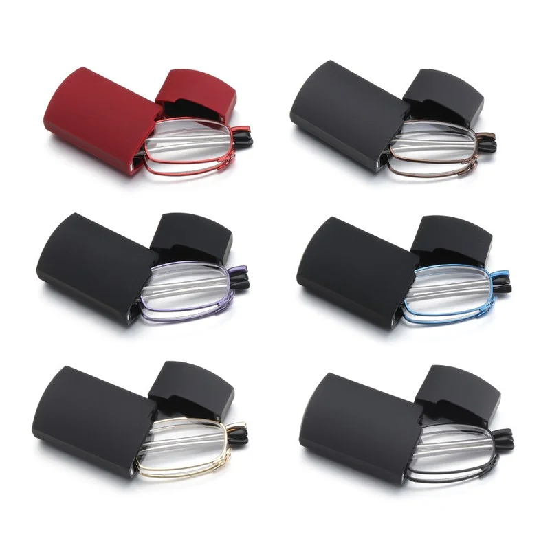 Reading Glasses Includes Glasses Case Telescopic Legs Presbyopia Eyeglasses