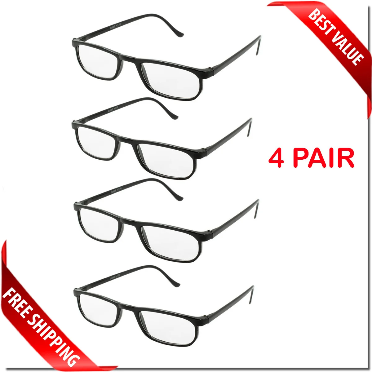 READING GLASSES LENS 2,4,8,12 PACK LOT CLASSIC READER UNISEX MEN WOMEN STYLE LOT 3
