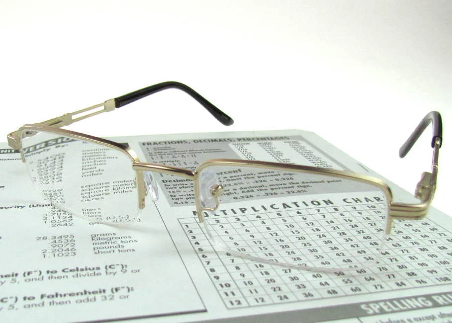 READING GLASSES SEMI RIMLESS Readers Metal Frame SPRING HINGES +1.50 to +3.00 2