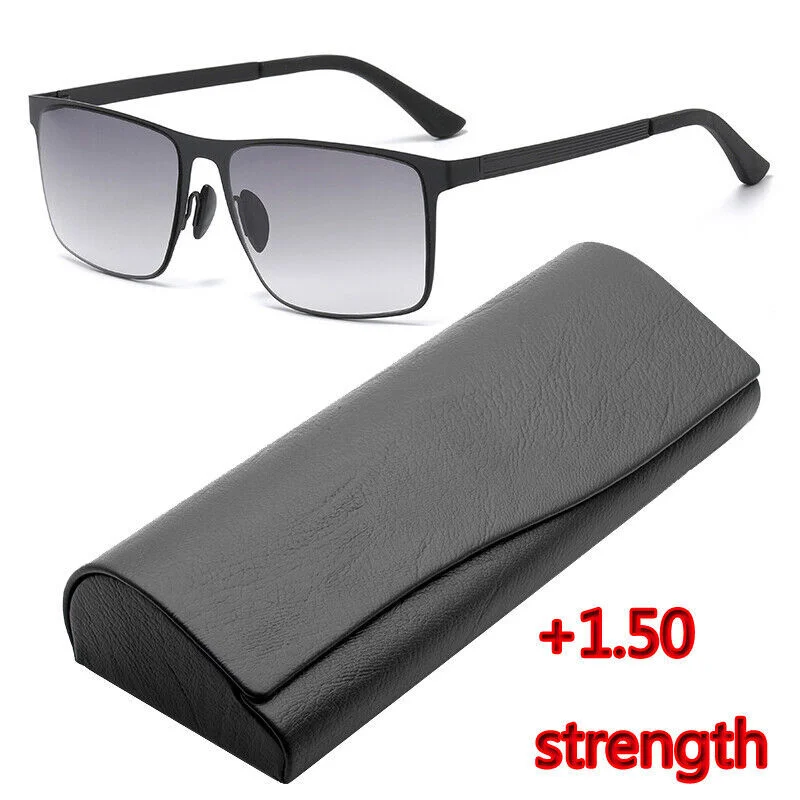 Reading Multifocal Glasses Progressive Anti Blue Light Transition-Sunglasses 1