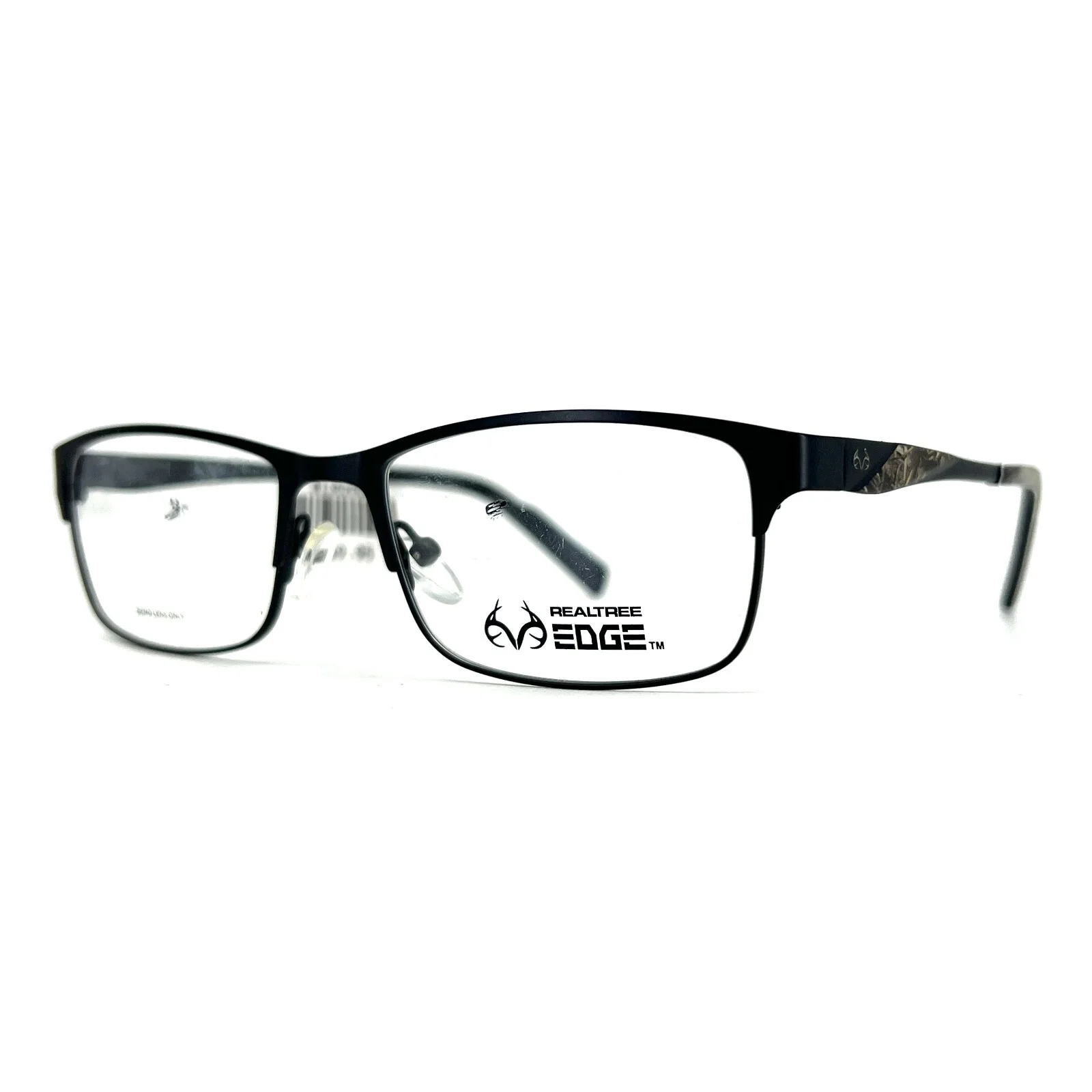 Realtree EDGE R708 blk Eyeglasses Frames Black Black Rectangular 53-17-140