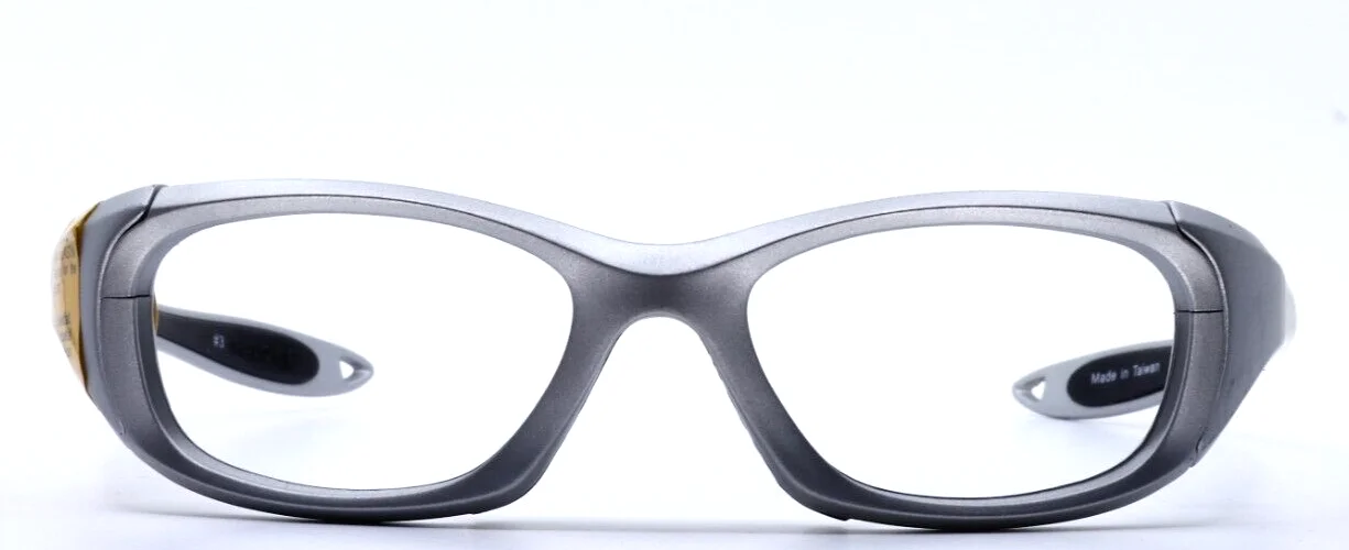 REC SPECS MAXX Liberty MX30 LS-300 Silver Mens Wrap Eyeglasses 53-17-130 B:31 2
