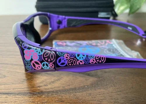 REC SPECS MAXX Purple Peace Liberty Sport MX20 Eyeglass Frame 51 17 125mm F803 4