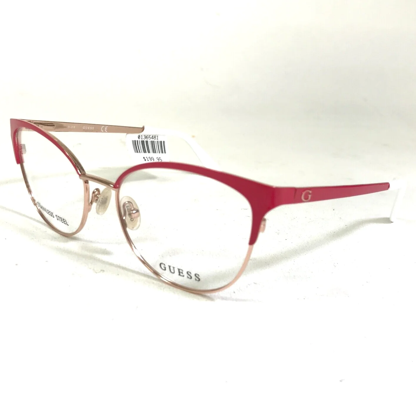 Reddish Pink Eyeglasses Frames - Round - Readers - 9678-1.50 43-22-148