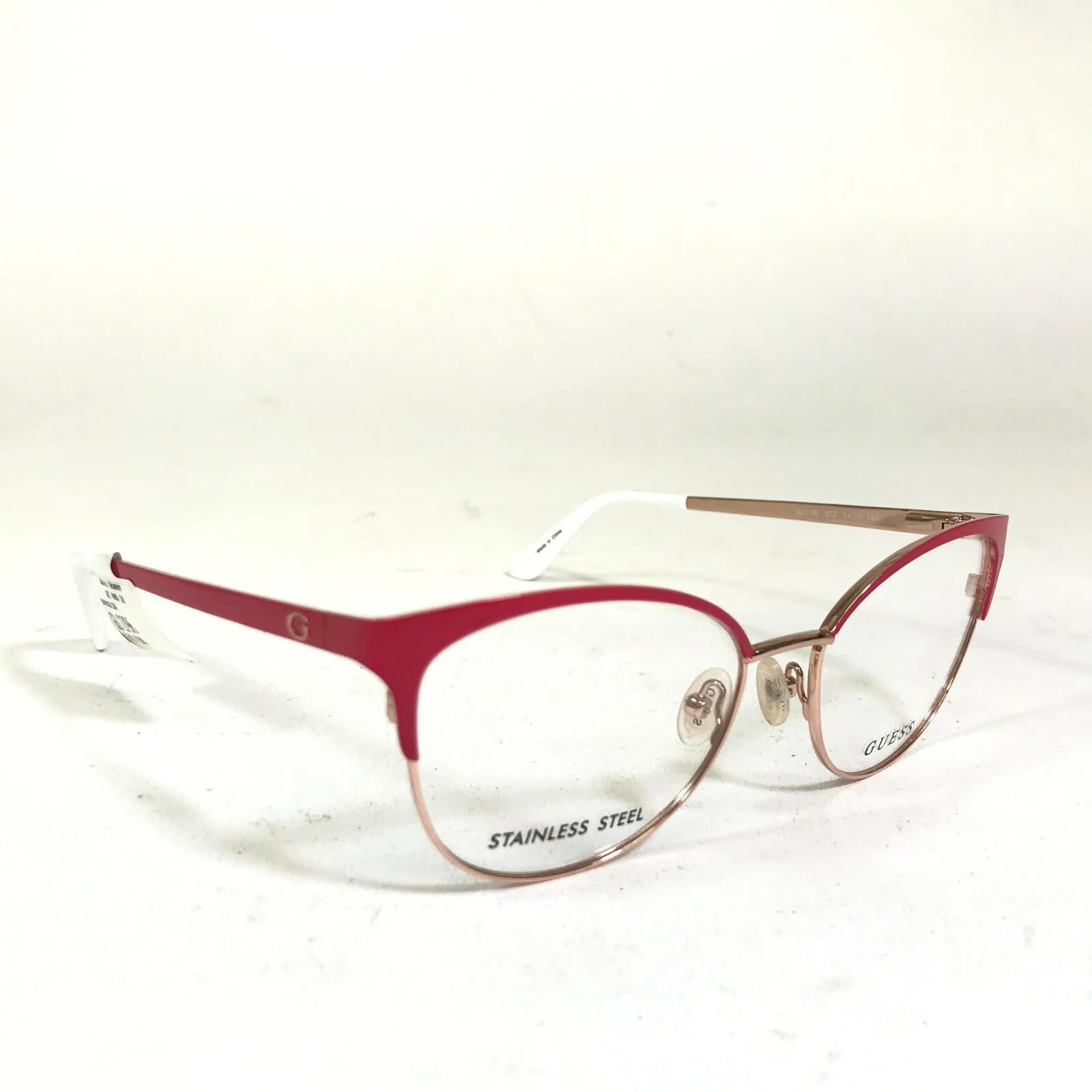 Reddish Pink Eyeglasses Frames - Round - Readers - 9678-1.50 43-22-148 3