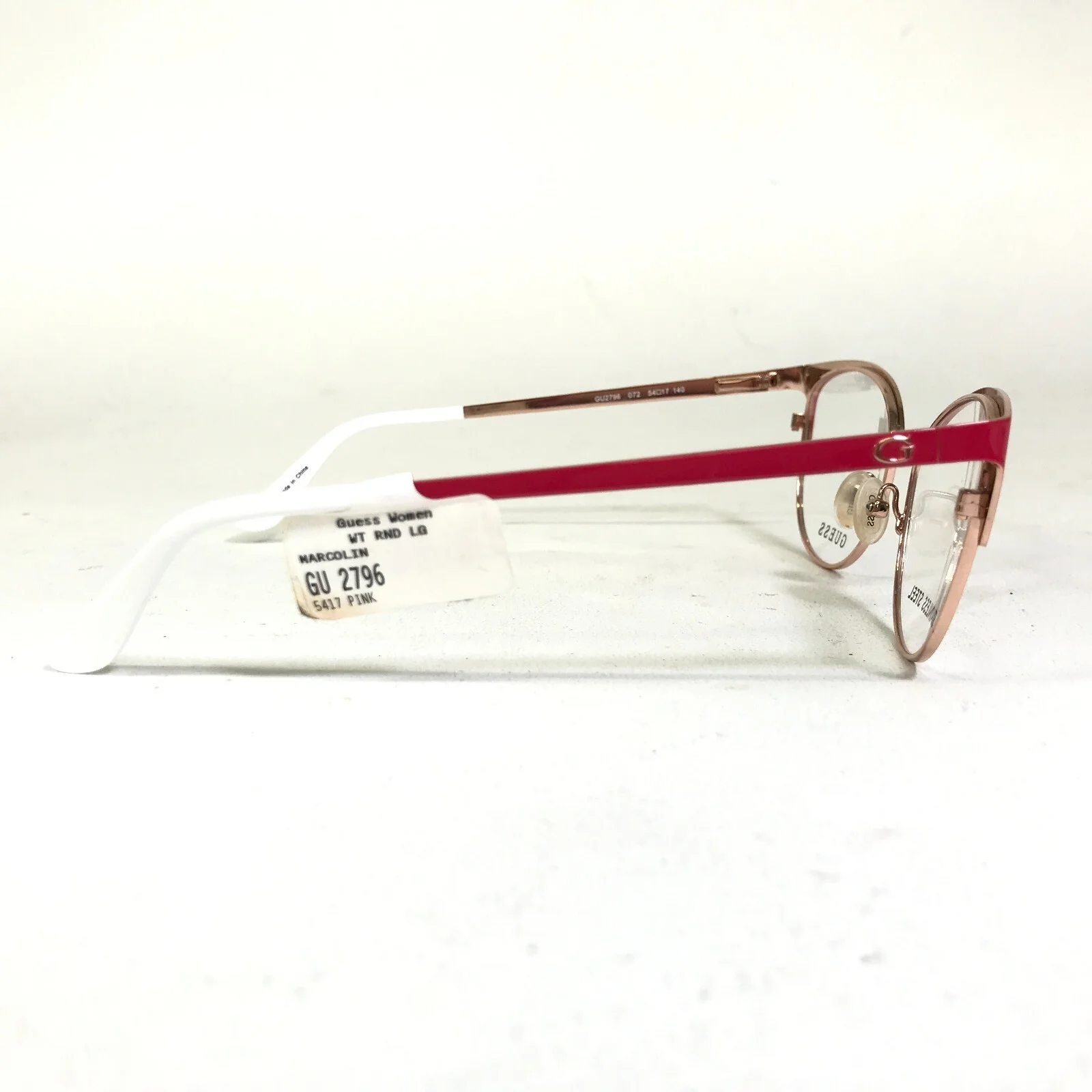 Reddish Pink Eyeglasses Frames - Round - Readers - 9678-1.50 43-22-148 4