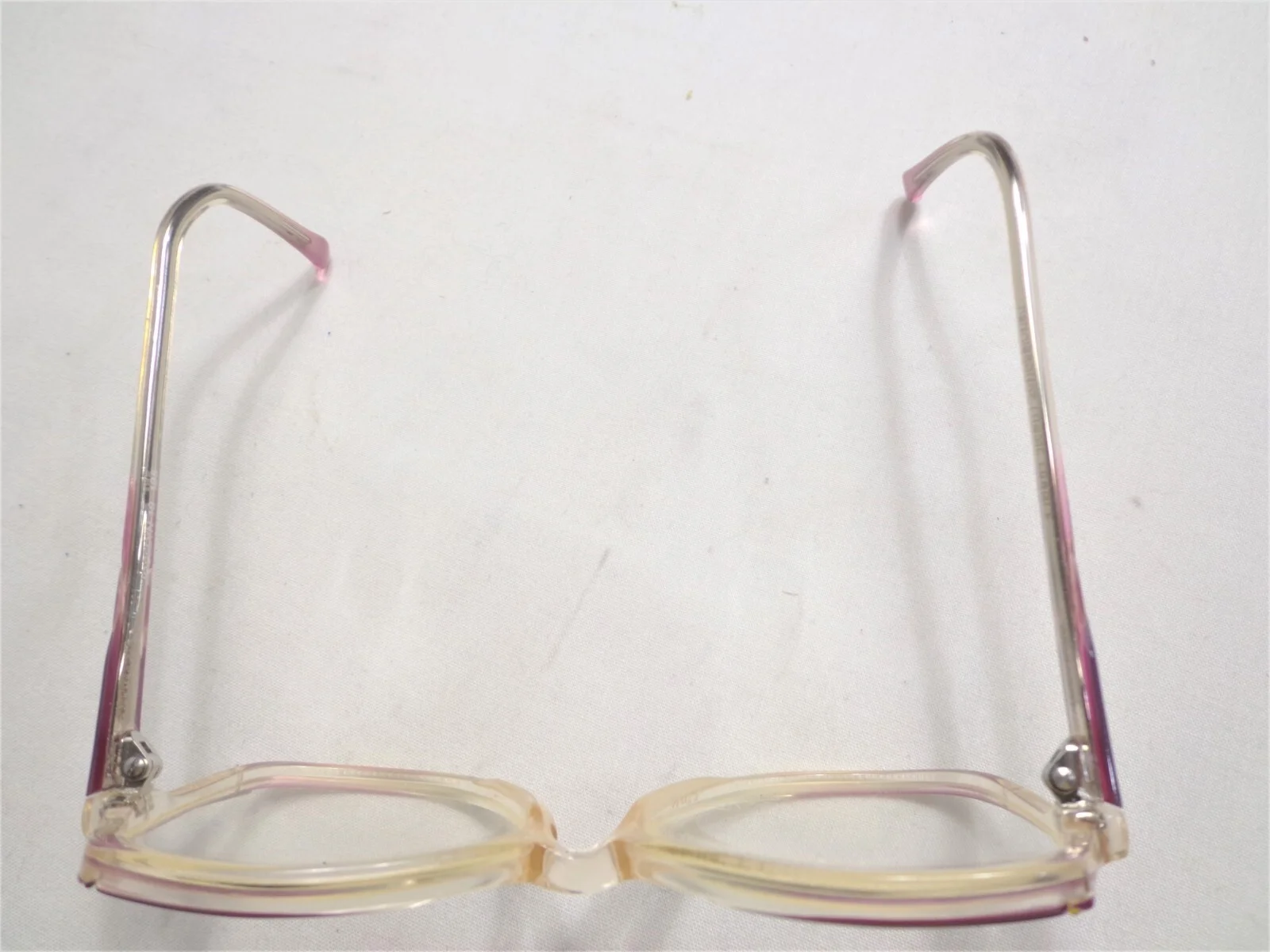 RENAISSANCE JOCELYN 18 53-16-135 EYEGLASSES PINK CLEAR OVERSIZED FRAME,FRANCE 4