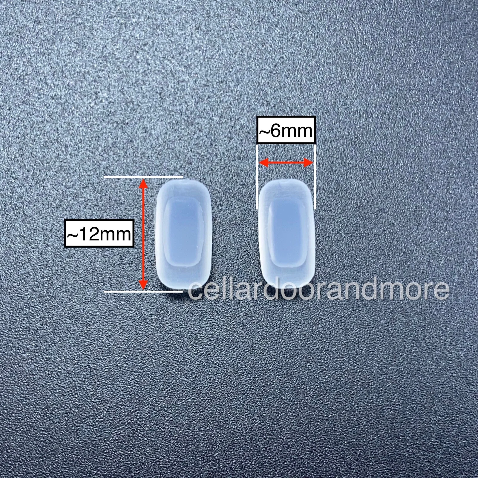 Replacement Nose Pads for Nike Flexon Eyeglasses Sunglasses Thick Version NK-25 2