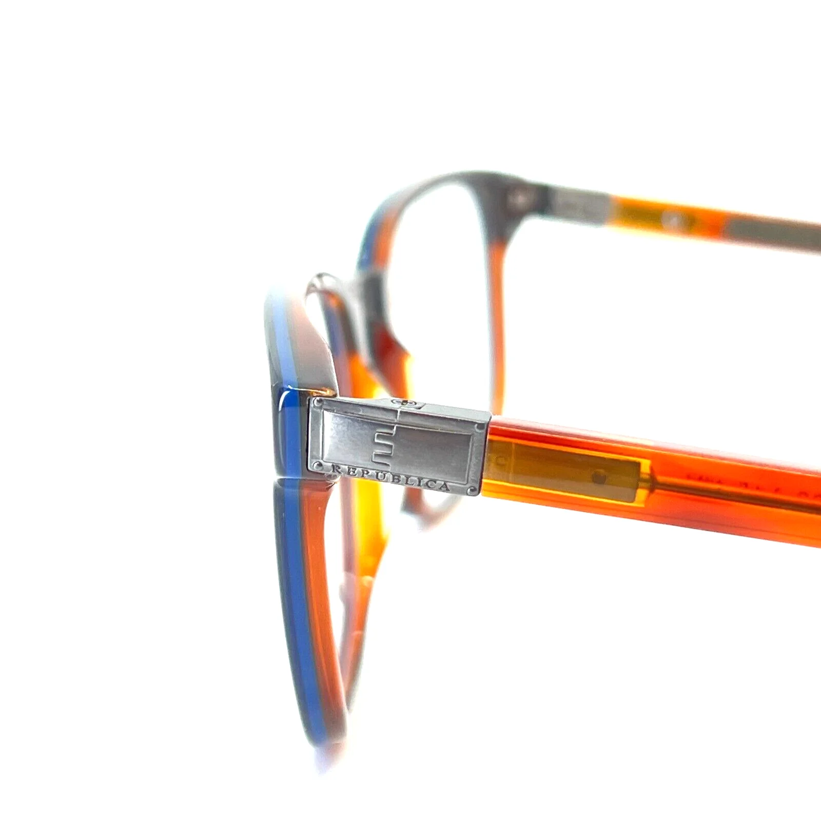 Republica Knoxville NV FMP 53 Eyeglasses Blue Rectangle Plastic Frames 53-20-145 4