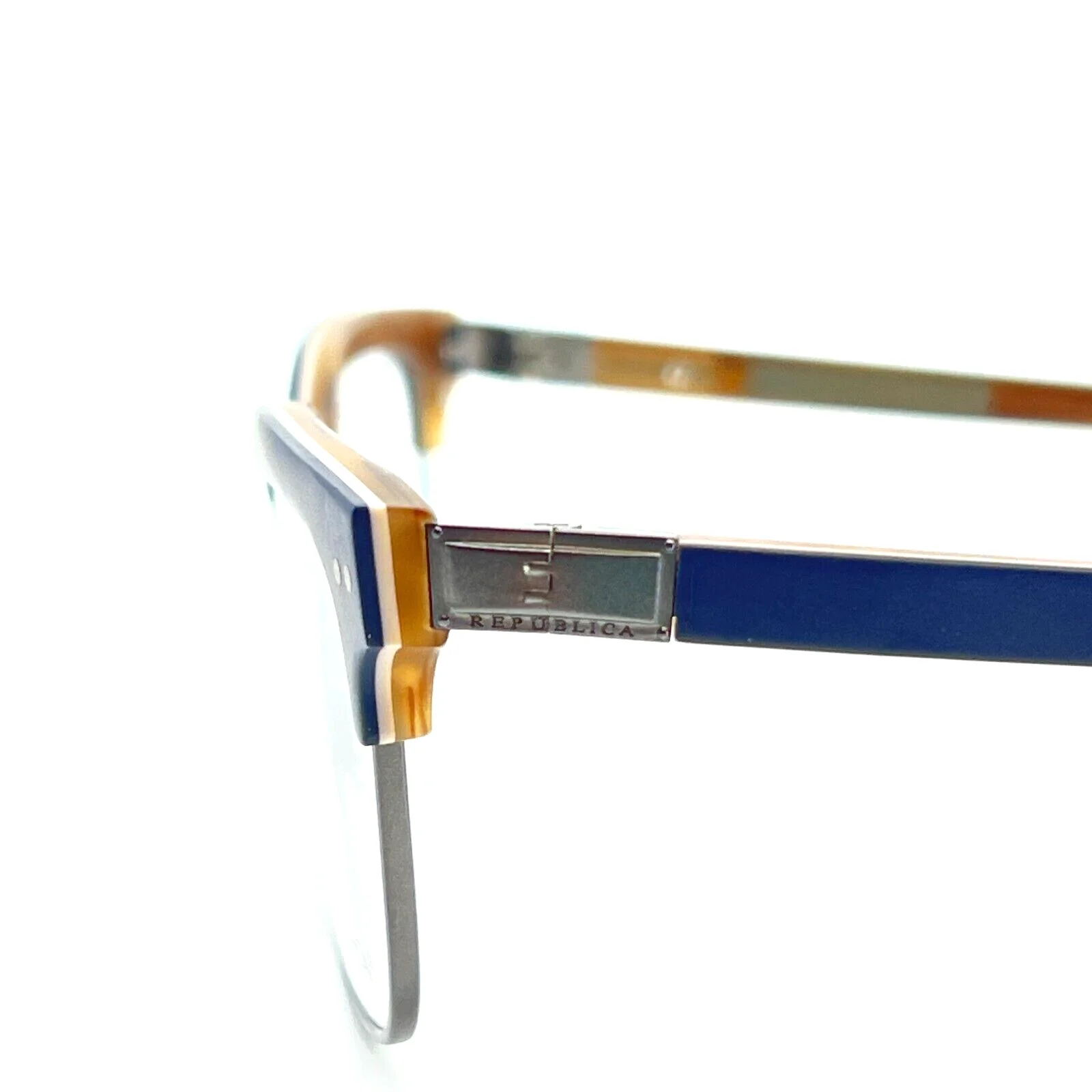 Republica Pittsburgh NV FMM 56 Eyeglasses Blue Rectangle Frames 56-17 145 mm 4