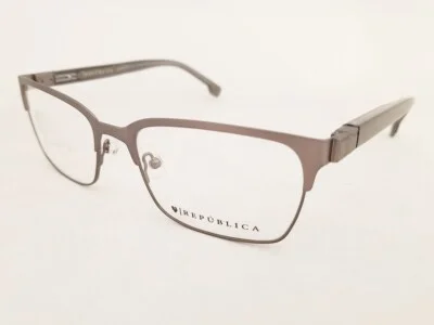 REPUBLICA Tulsa eyeglasses Frame Gunmetal 55mm MEN Designer Optical