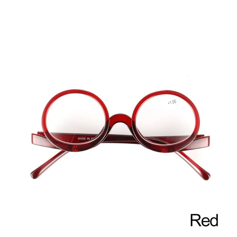 Resin Frame Makeup Eyewear Folding Clamshell Reading Glasses Presbyopic Glasses 2