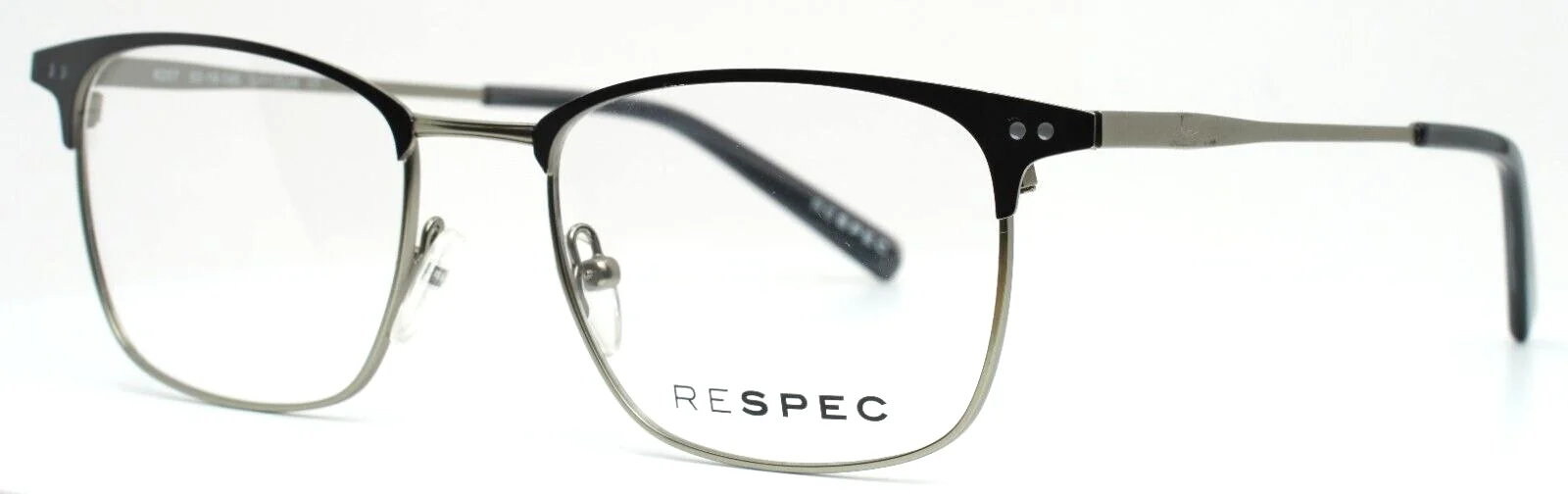 RESPEC 6207 GRY GUN Gunmetal Unisex Square Eyeglasses 52-19-145 B:39 1