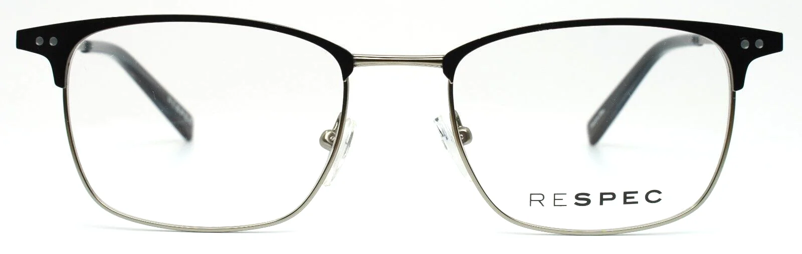 RESPEC 6207 GRY GUN Gunmetal Unisex Square Eyeglasses 52-19-145 B:39 2