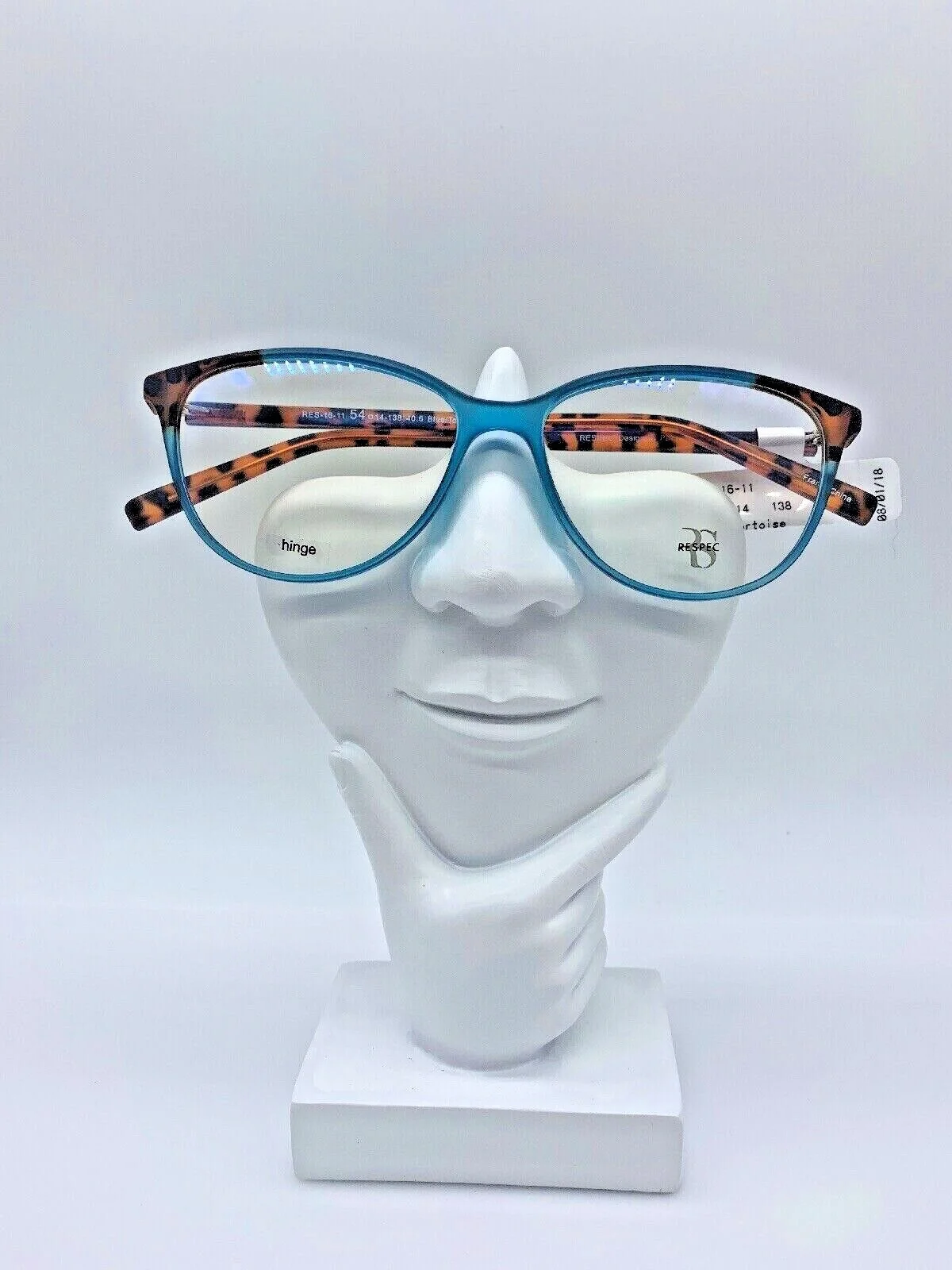 Respec RES-16-11 Authentic Designer Eyeglasses Frame 54-14-138 Tortoise/Blue