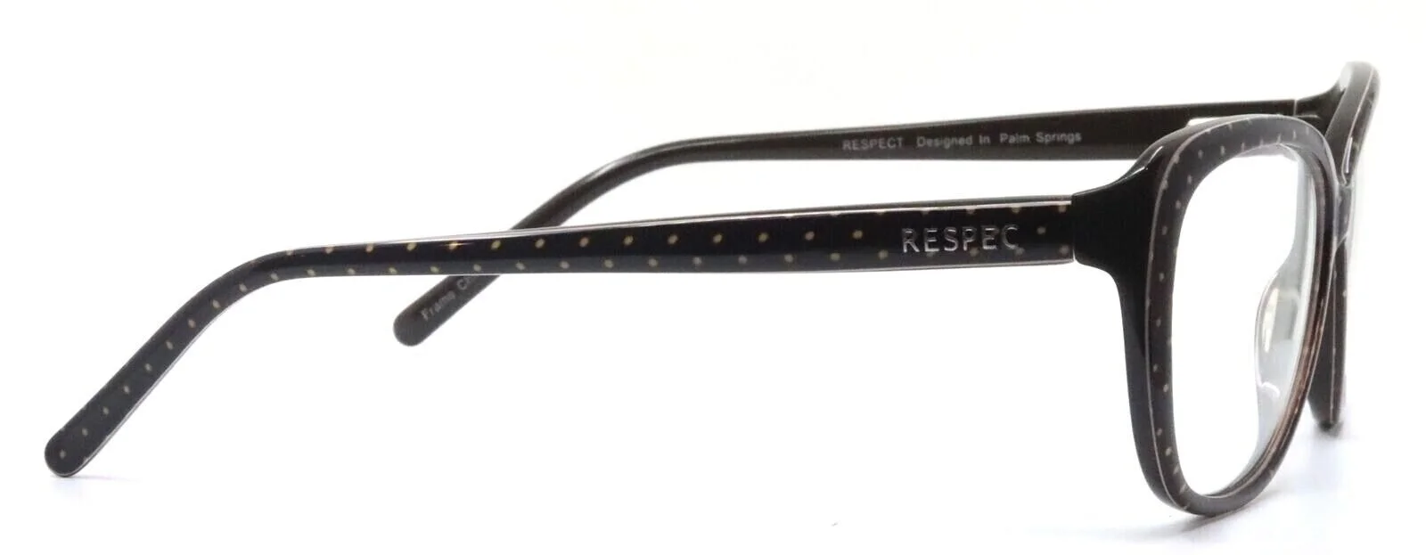 RESPEC RES-18-09 Brown Spot Cat Eye Womens Full Rim Eyeglasses Frames 53-15-135 4