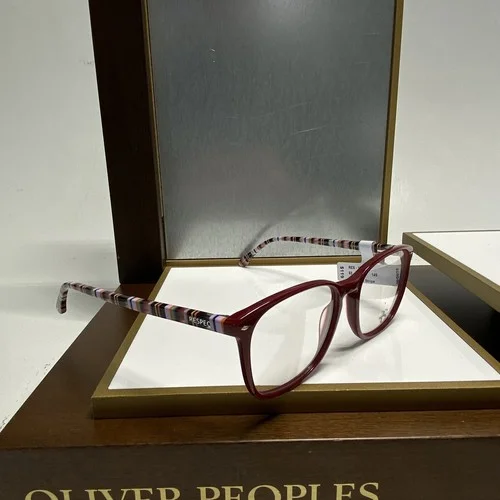 RESPEC RES-18-15 Red/multi stripe Womens Full Rim Eyeglasses Frames 53-18-145 2