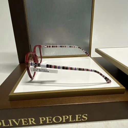 RESPEC RES-18-15 Red/multi stripe Womens Full Rim Eyeglasses Frames 53-18-145 4