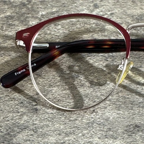 Respec RES 18-34 Matt Gold/Red Metal Eyeglasses Frames 48-19-140-46mm 3