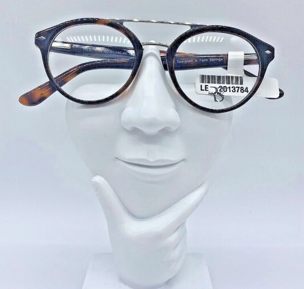 Respec RES-18-42 Authentic Designer Eyeglasses Frame 50-21-140 Tortoise