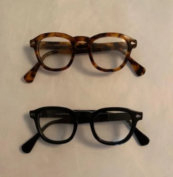 Retro Cool Set of 2 Courtland The Producer Eyeglasses - Black & Tortoise - NICE!