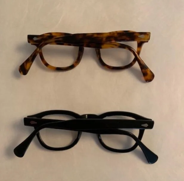 Retro Cool Set of 2 Courtland The Producer Eyeglasses - Black & Tortoise - NICE! 2