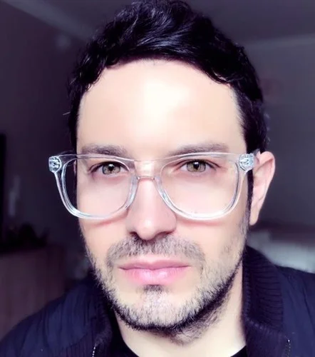 Retro Nerd Clear Lens Square Eyeglasses Men Women Frames Big Hipster Smart 8068 3