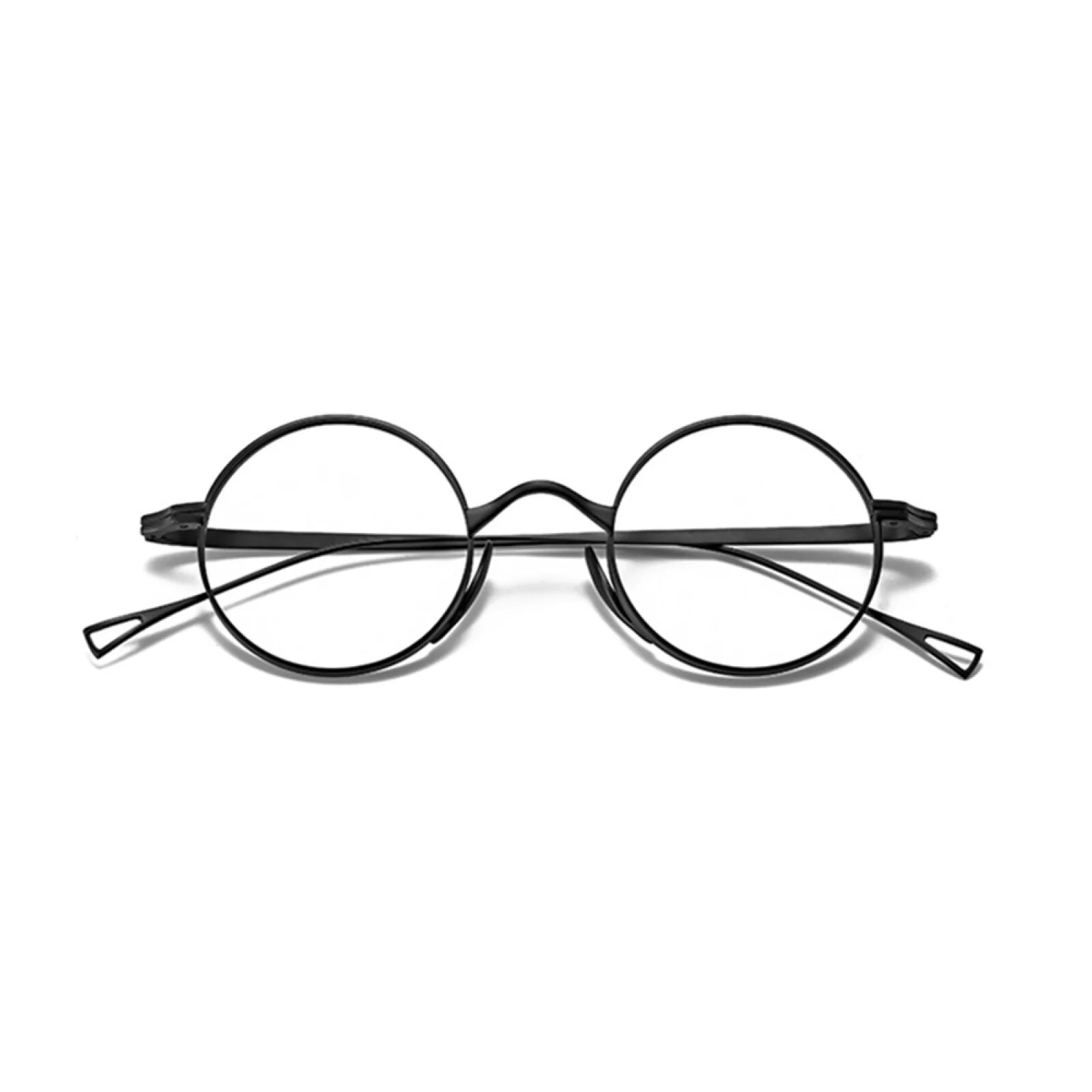 Retro Round Eyeglass Frames Pure Titanium Glasses Men Women Lightweight Fashion 3