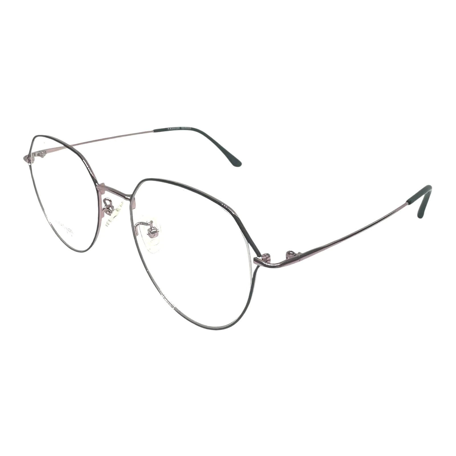 Retro Small Round Circle Thin Metal Aviator Frames Clear Lens Eyeglasses 51033 S 4