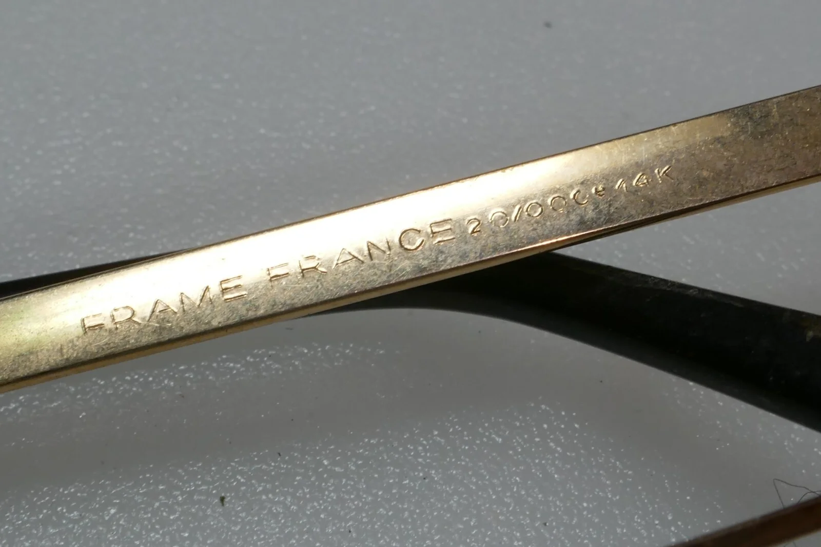 Retro Vintage 14K Gold Filled French Eyeglass Frames 4
